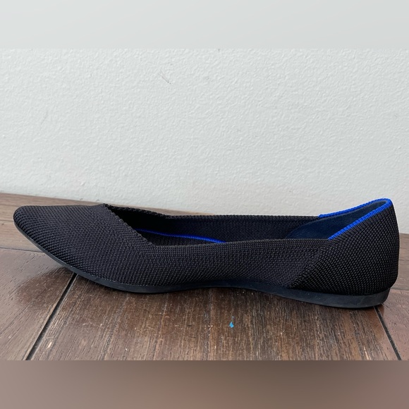 Rothy’s The Point Black Flats Womens size 6.5 - Picture 5 of 10